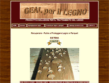 Tablet Screenshot of prodottitrattamentolegno.com